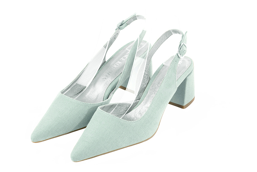 Aquamarine blue dress shoes for women - Florence KOOIJMAN